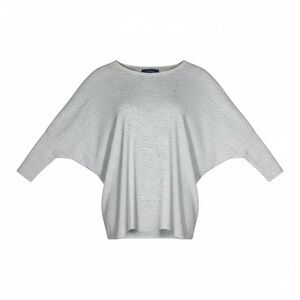 White House Black Market Batwing Blouse Heather Beige Size Extra Small